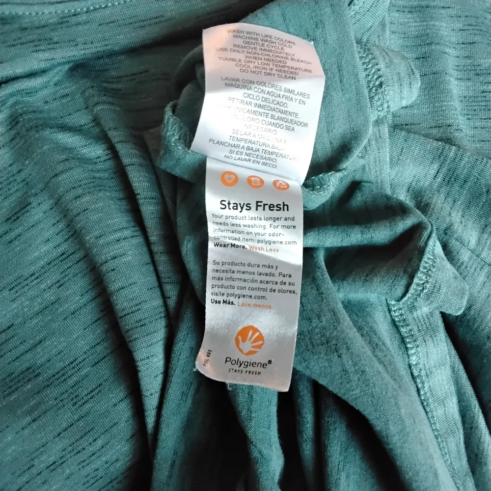 Mondetta Teal M Short Sleeve Active Top Pre Loved - Picture 6 of 8